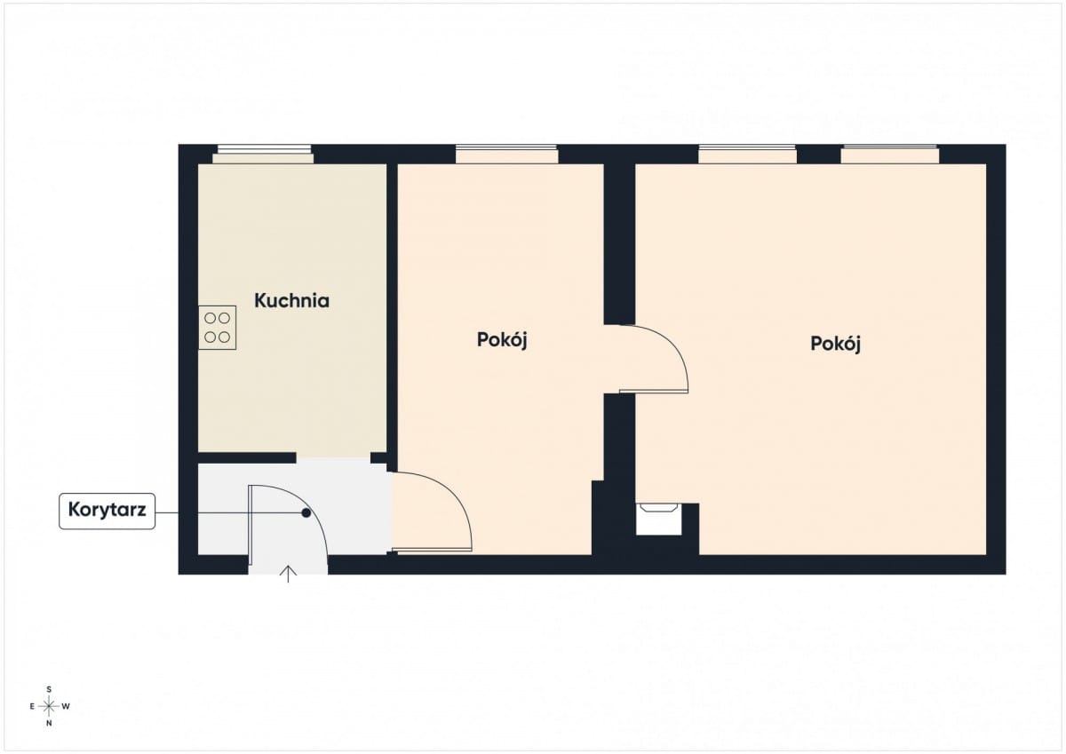 Mieszkanie 2 pokojowe na Sprzedaż