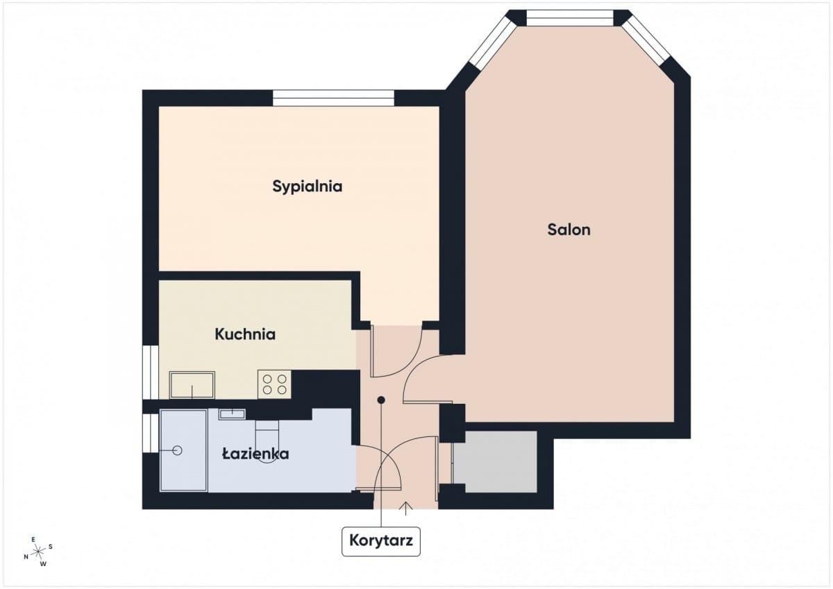 Mieszkanie 2 pokojowe na Sprzedaż
