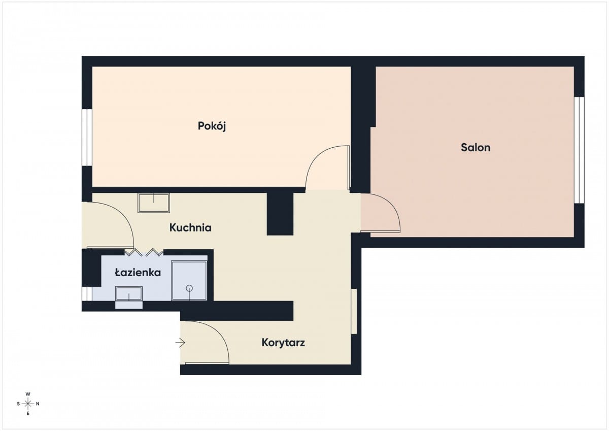 Mieszkanie 2 pokojowe na Sprzedaż
