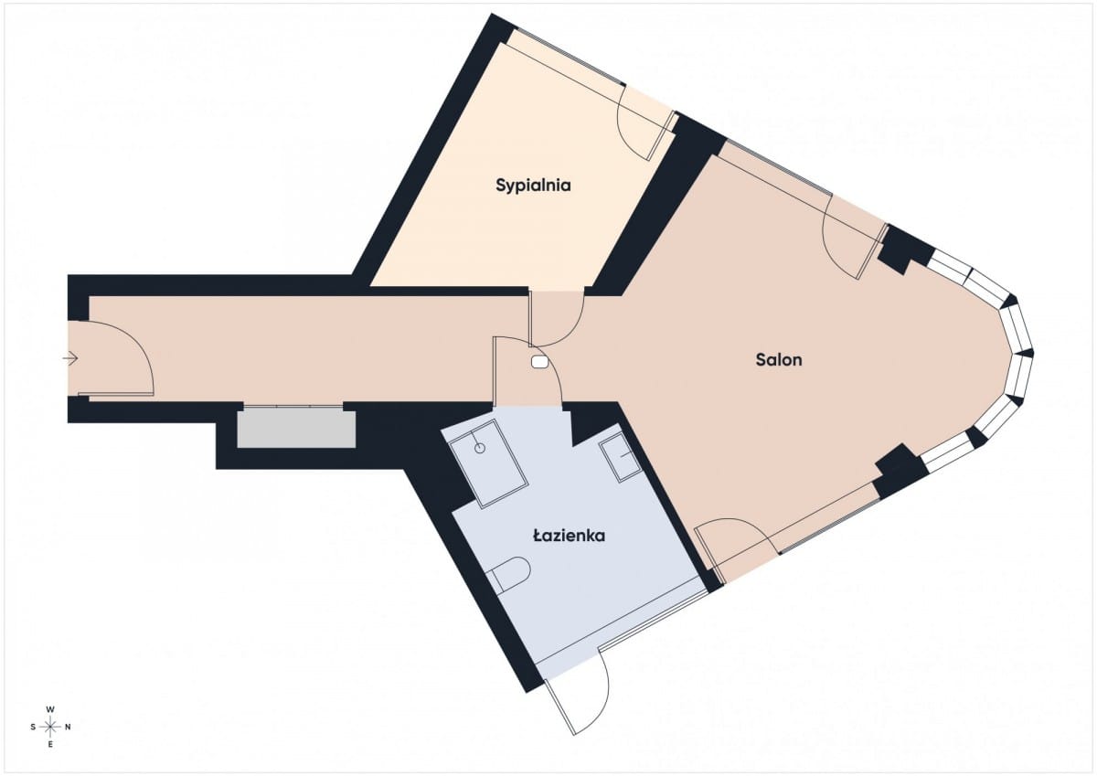 Mieszkanie 2 pokojowe na Sprzedaż