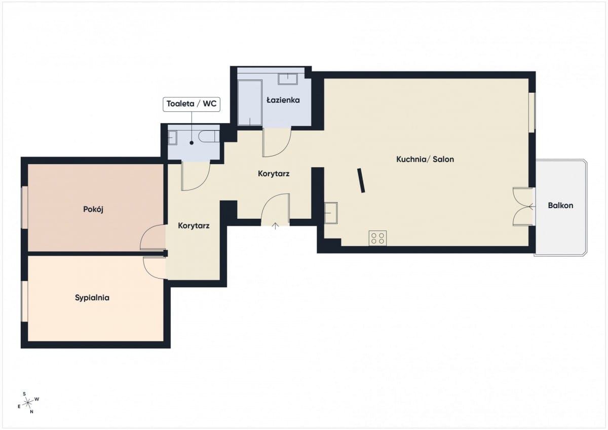 Mieszkanie 3 pokojowe na Sprzedaż