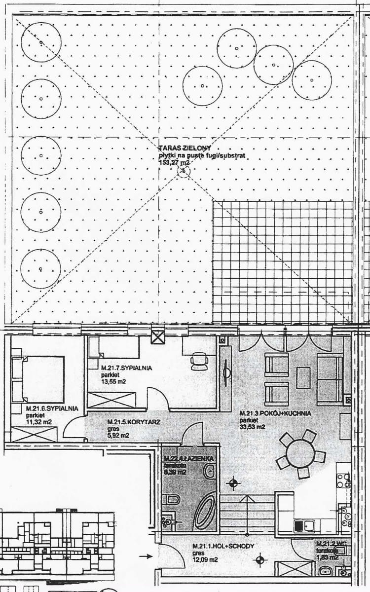 Mieszkanie 3 pokojowe na Sprzedaż