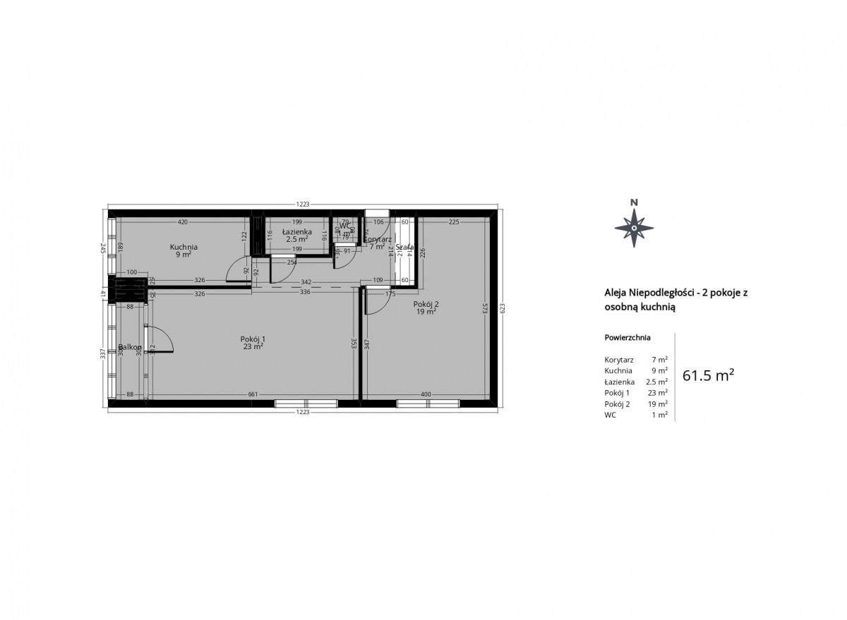 Mieszkanie 3 pokojowe na Sprzedaż