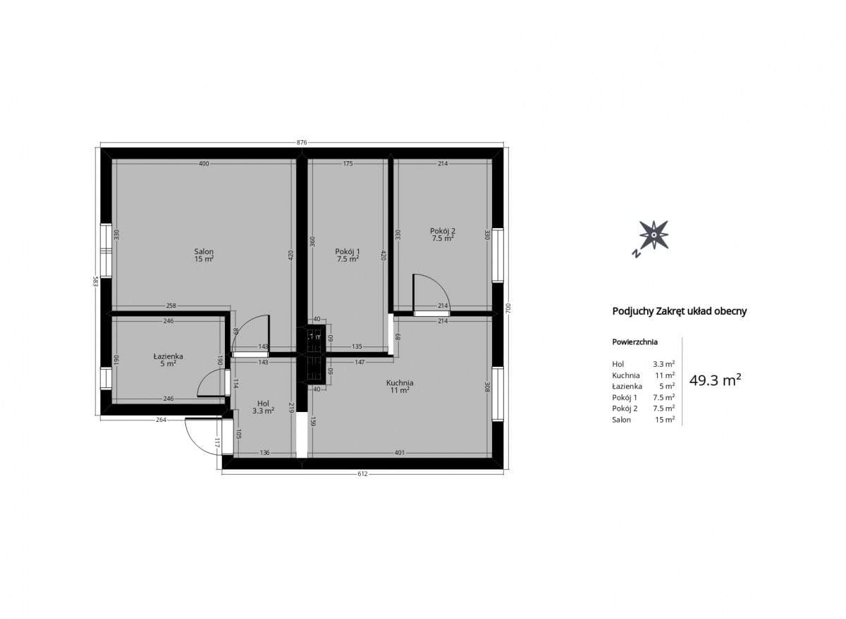 Mieszkanie 3 pokojowe na Sprzedaż
