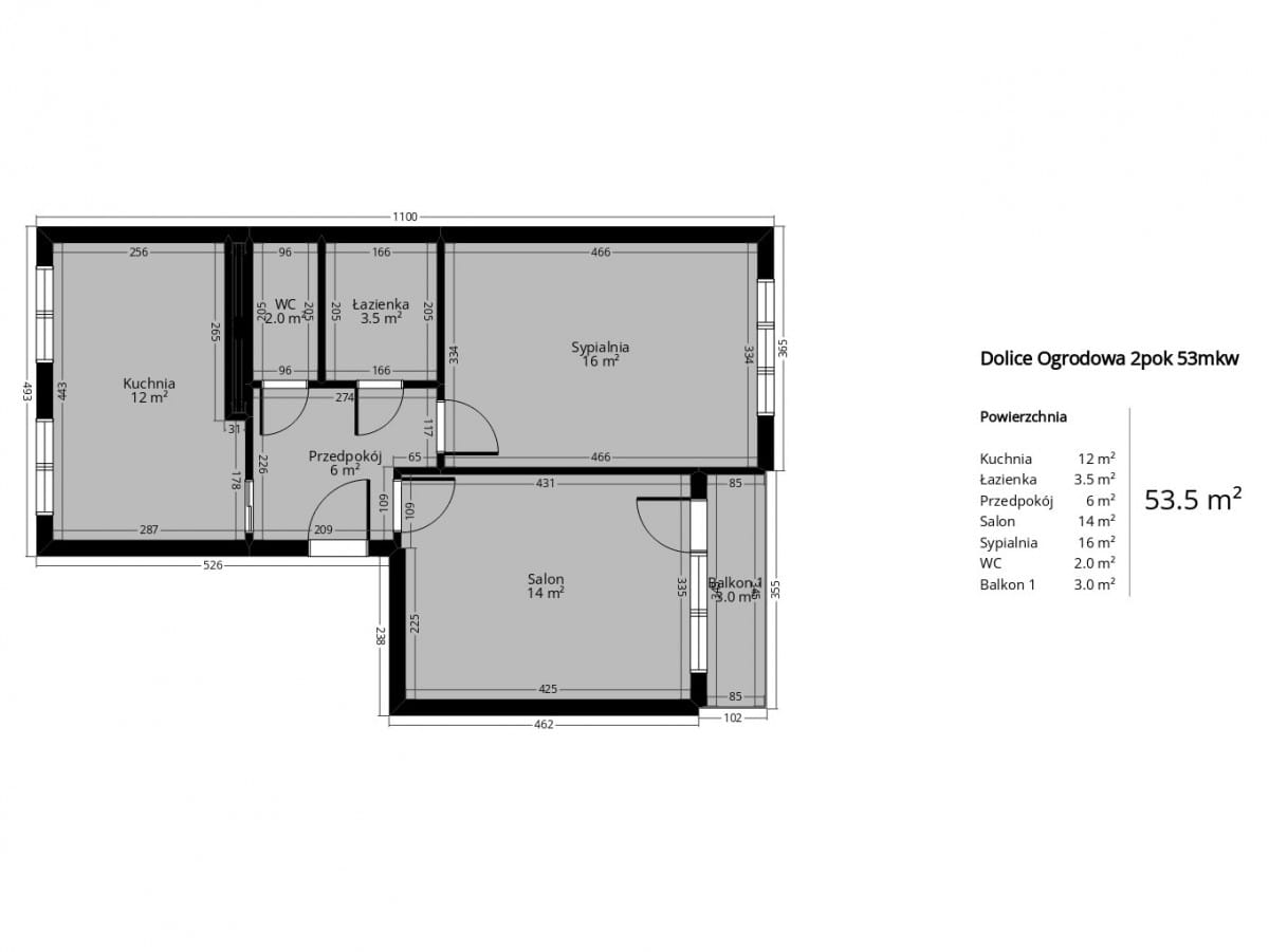 Mieszkanie 2 pokojowe na Sprzedaż