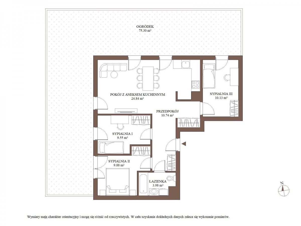 Mieszkanie 4 pokojowe na Sprzedaż