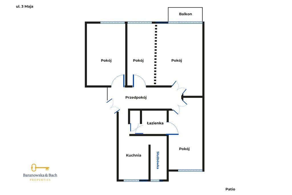 Mieszkanie 4 pokojowe na Sprzedaż
