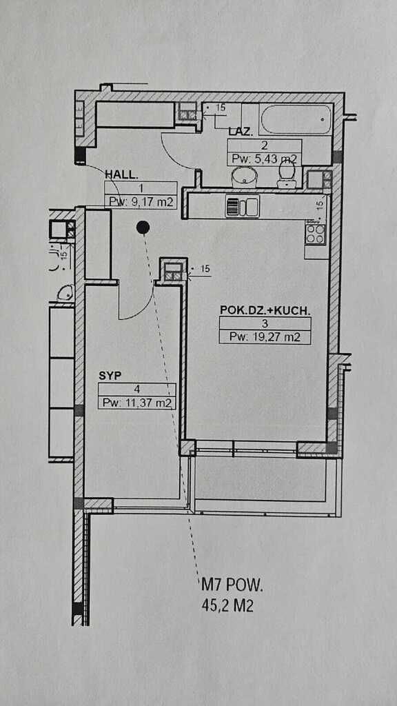 Mieszkanie 2 pokojowe na Sprzedaż
