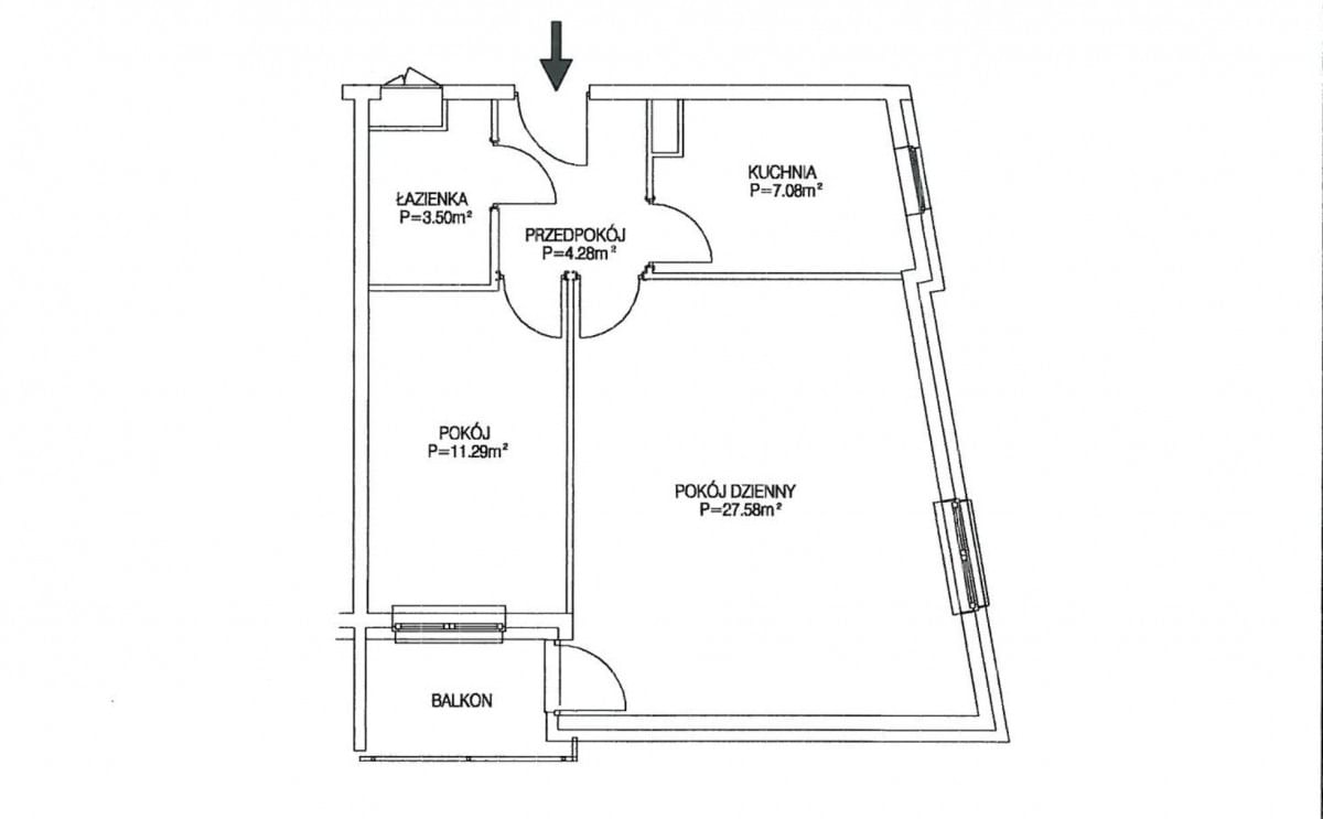 Mieszkanie 2 pokojowe na Sprzedaż