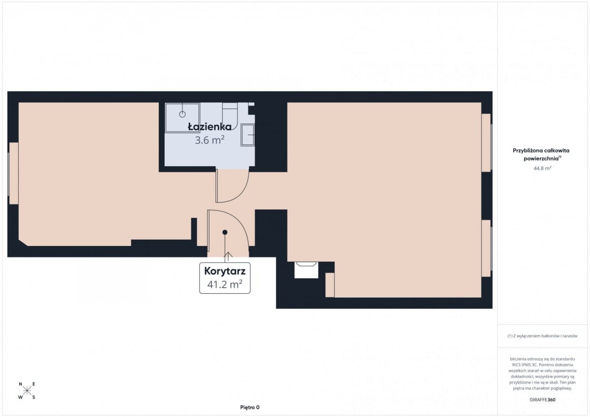Mieszkanie 1 pokojowe na Sprzedaż