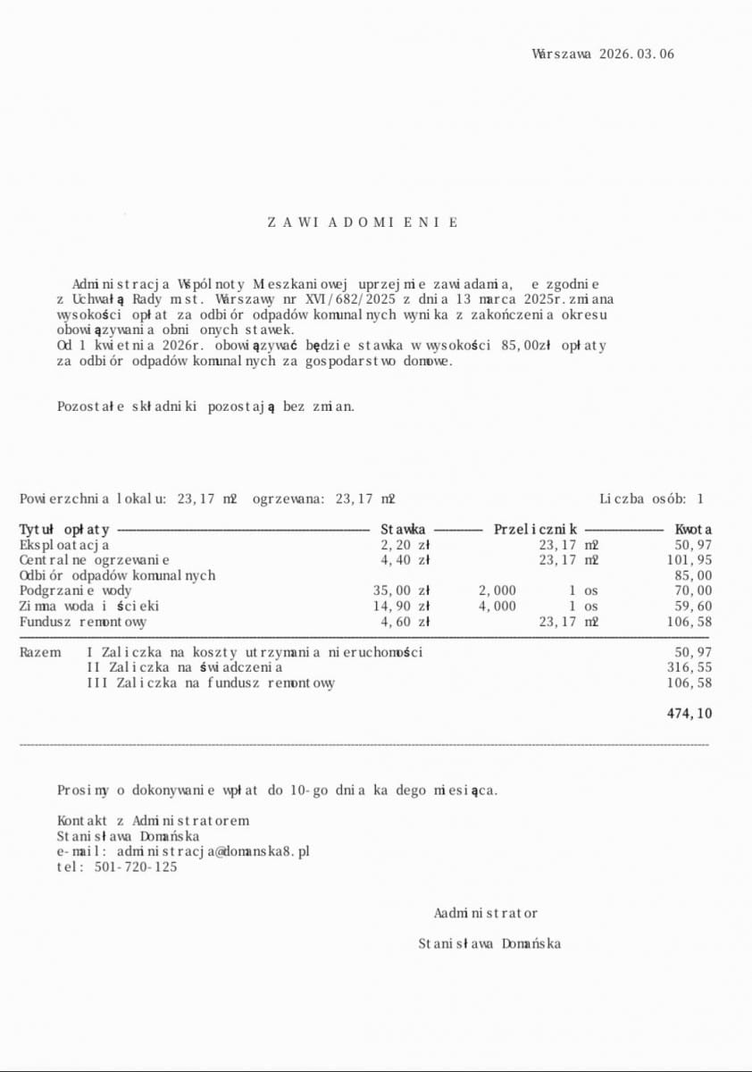 Mieszkanie 1 pokojowe na Sprzedaż