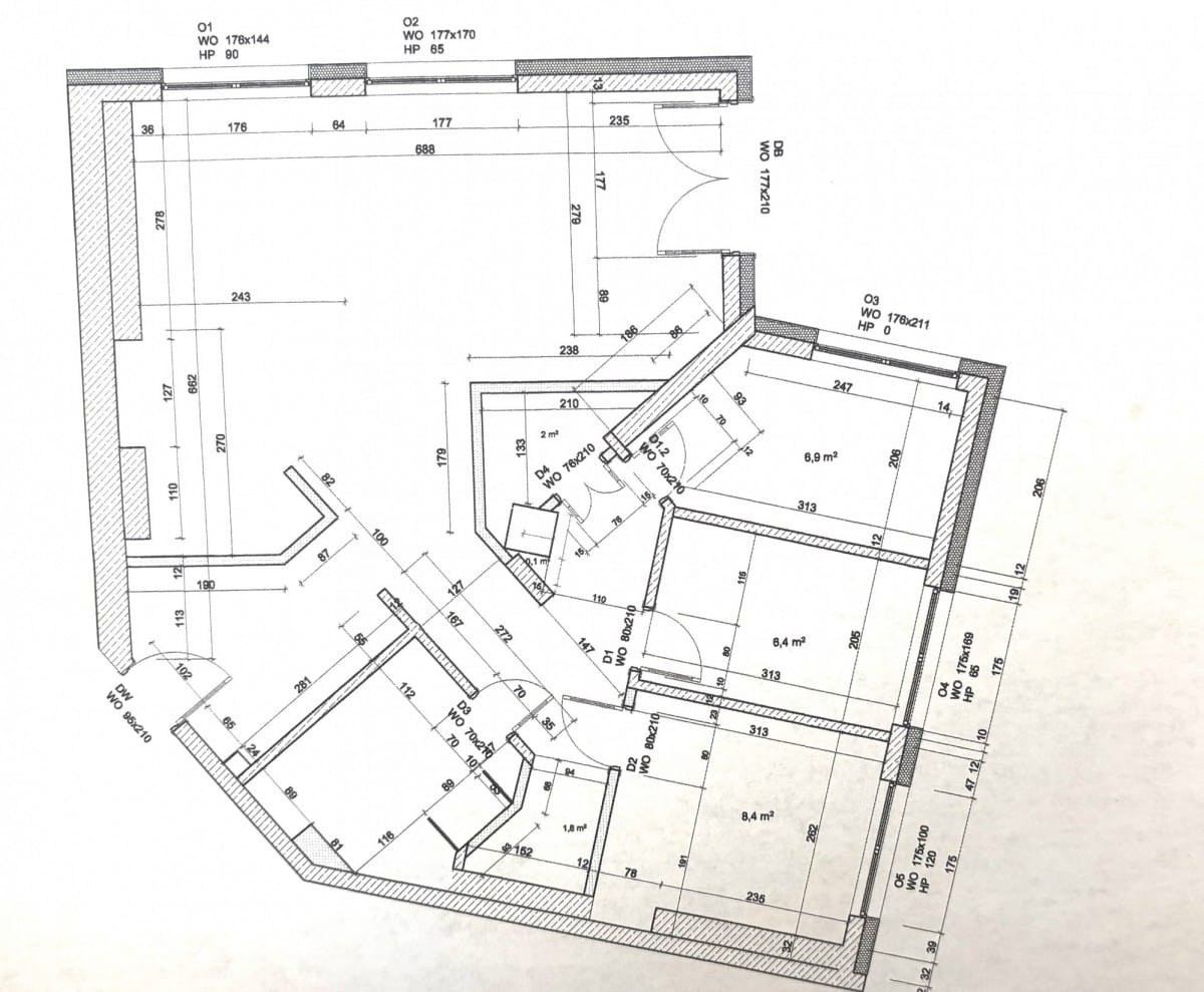 Mieszkanie 3 pokojowe na Sprzedaż