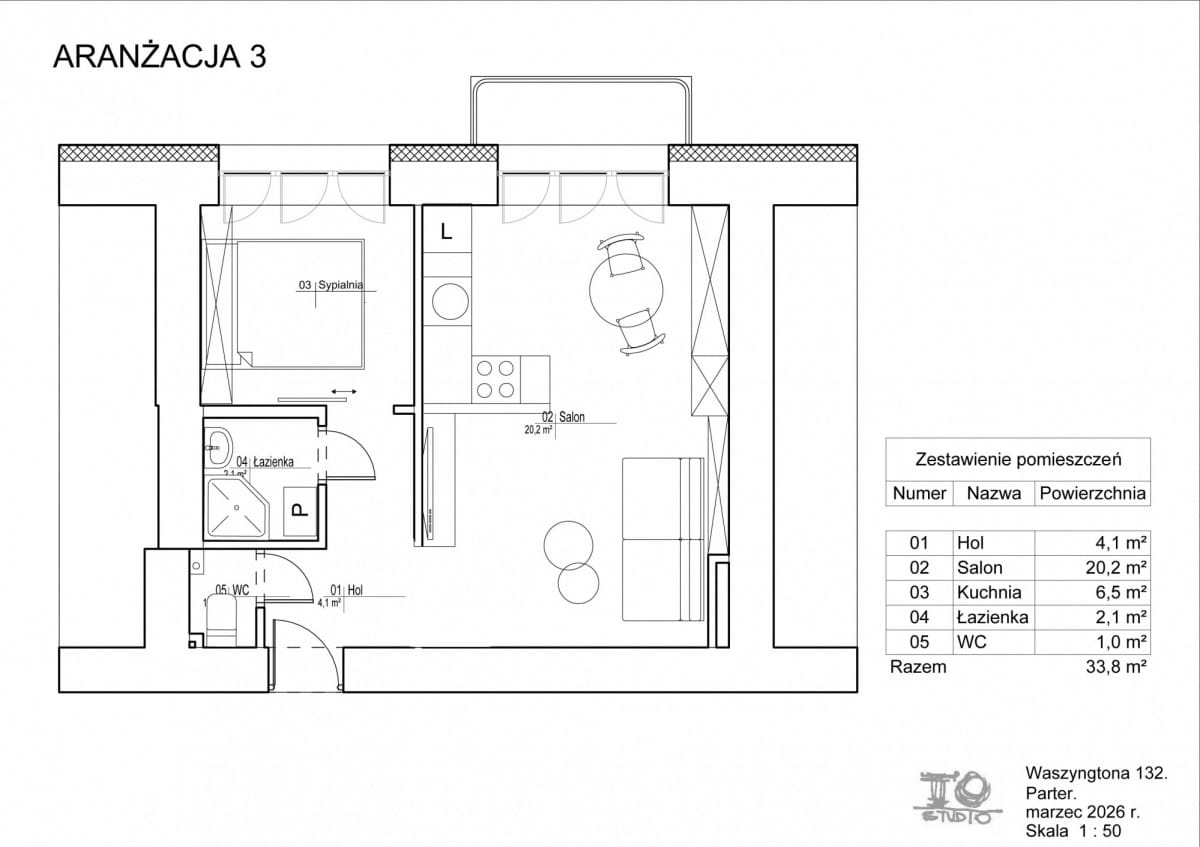 Mieszkanie 1 pokojowe na Sprzedaż
