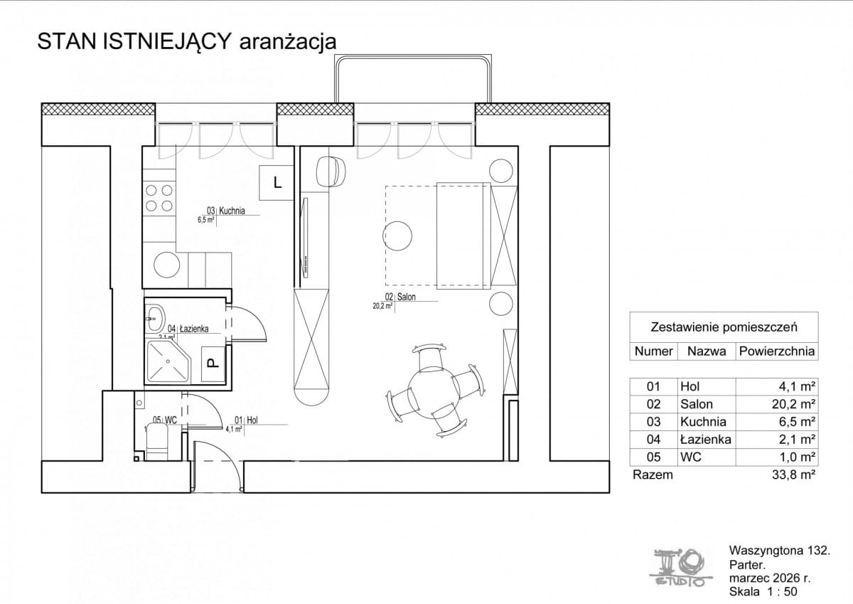 Mieszkanie 1 pokojowe na Sprzedaż