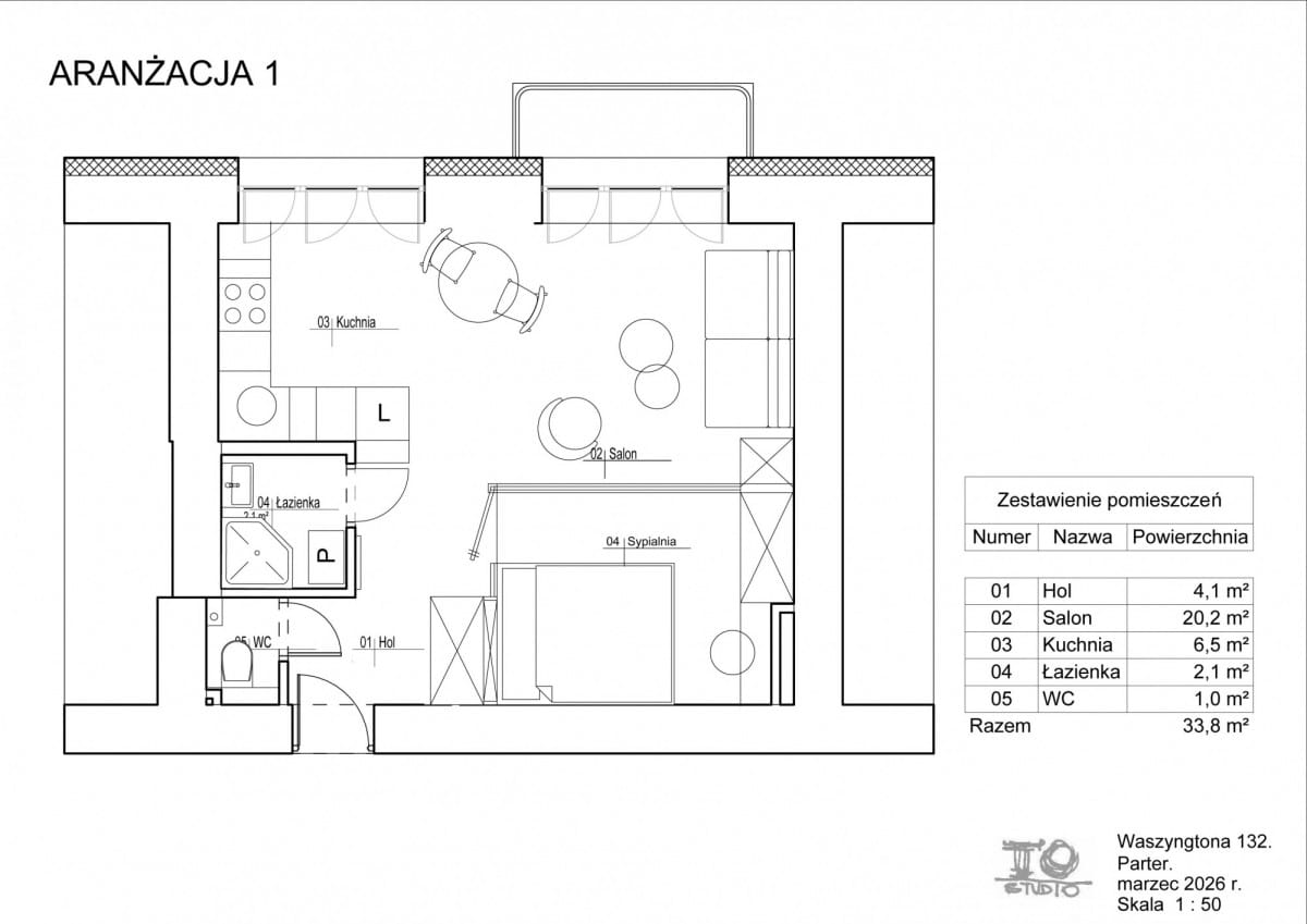 Mieszkanie 1 pokojowe na Sprzedaż