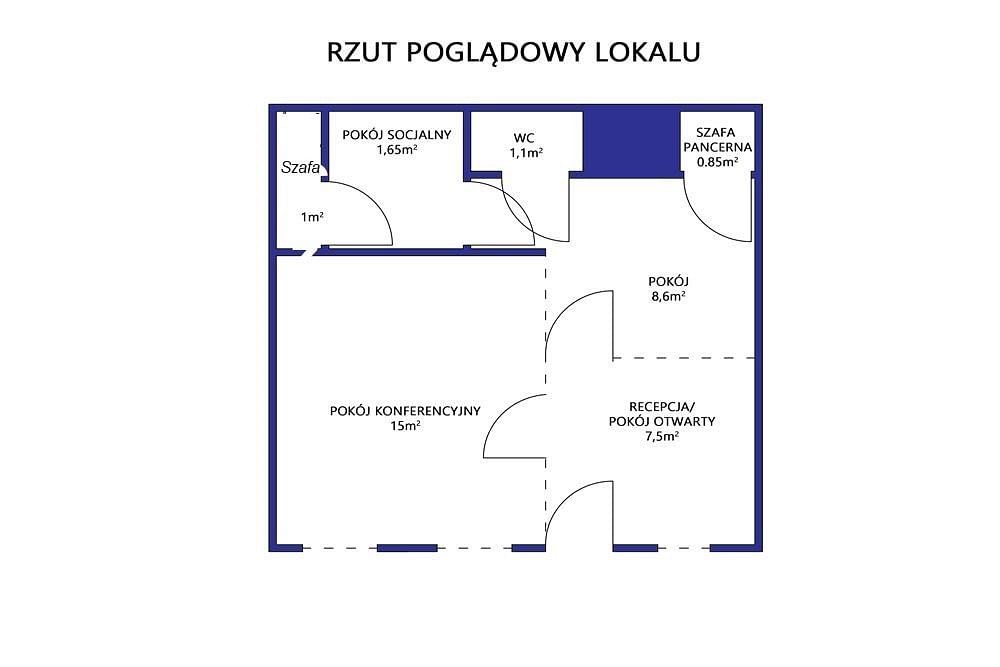 Lokal użytkowy  pokojowe na Wynajem