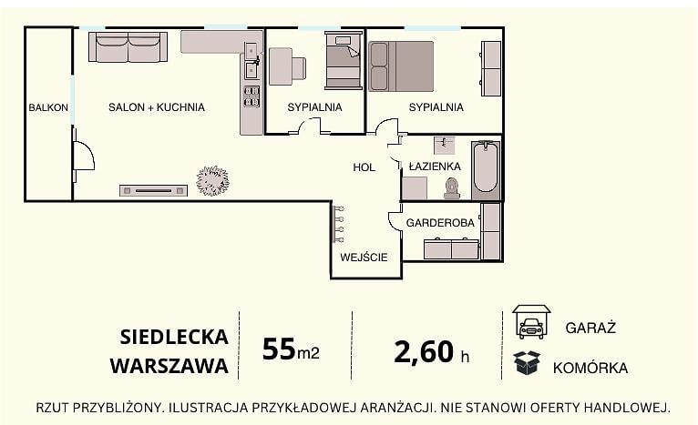 Mieszkanie 3 pokojowe na Sprzedaż