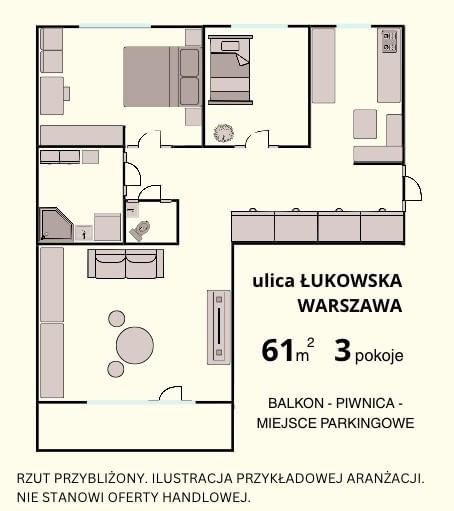 Mieszkanie 3 pokojowe na Sprzedaż