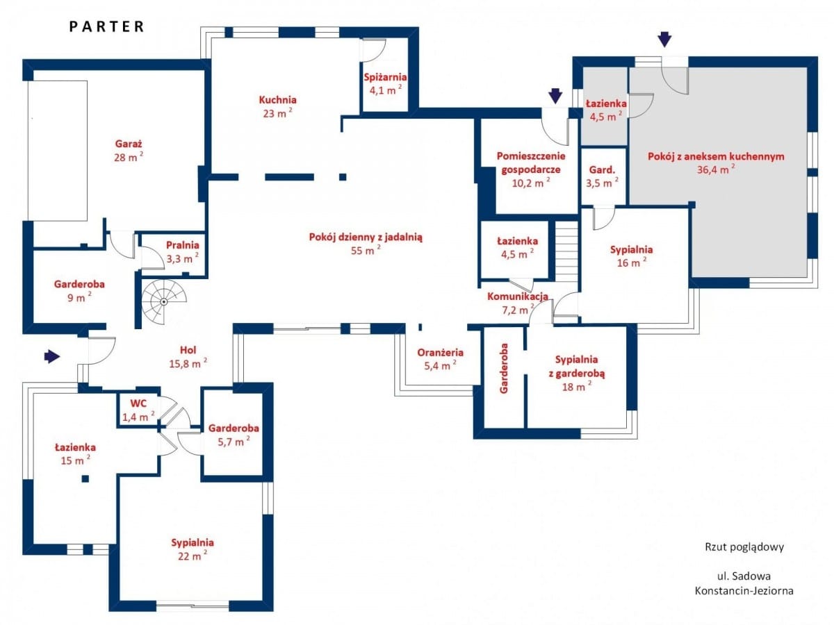 Dom 8 pokojowe na Wynajem