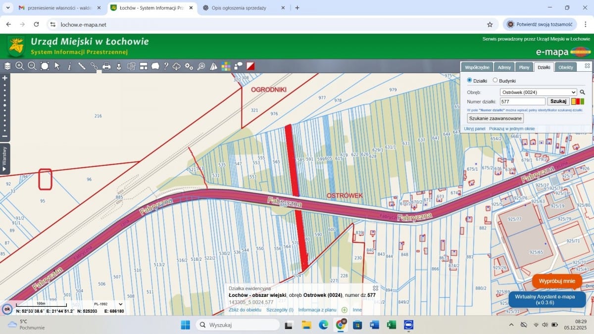 Działka  pokojowe na Sprzedaż