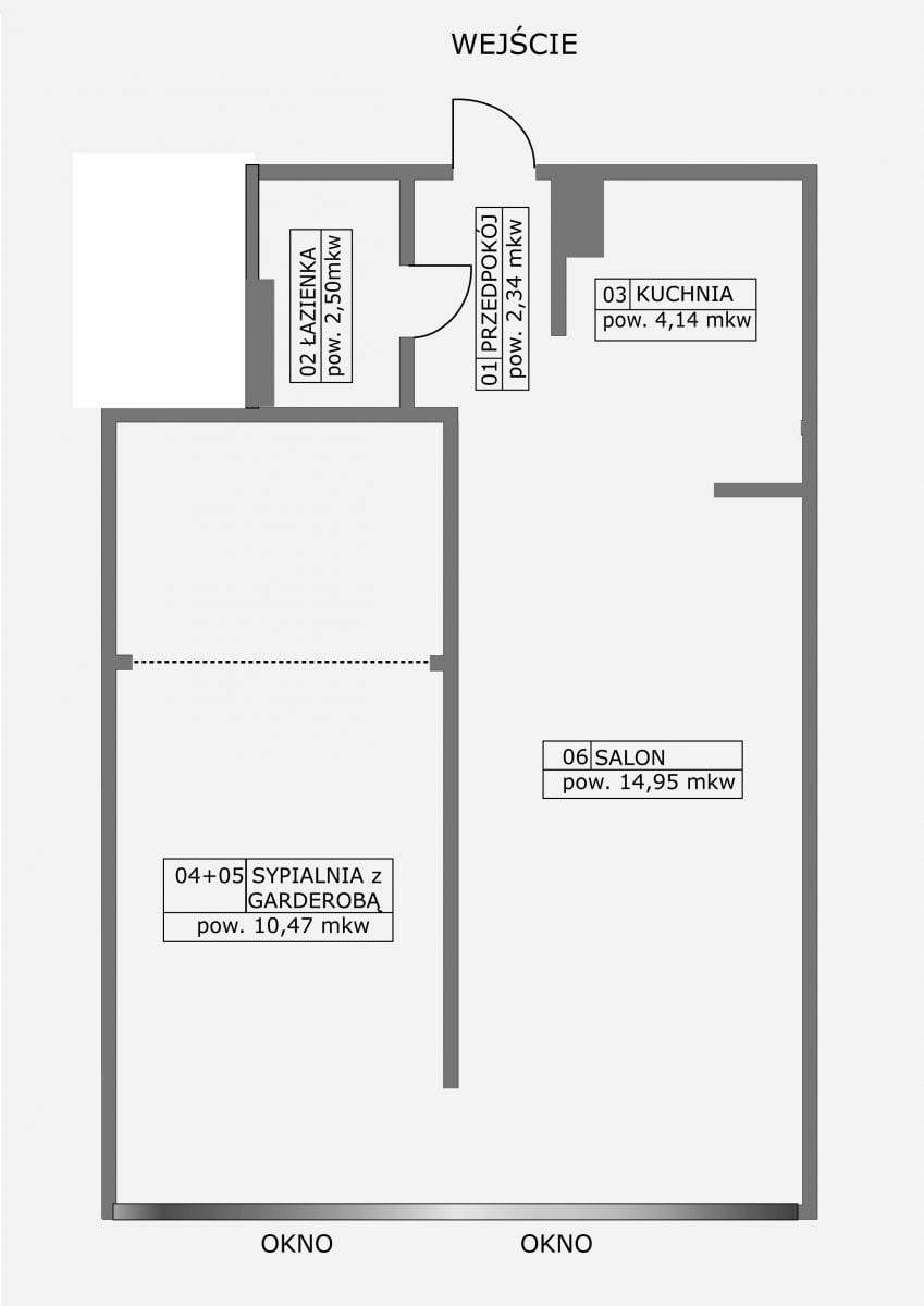 Mieszkanie 2 pokojowe na Sprzedaż