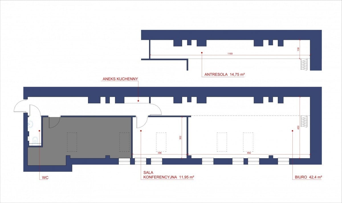 Lokal użytkowy  pokojowe na Wynajem