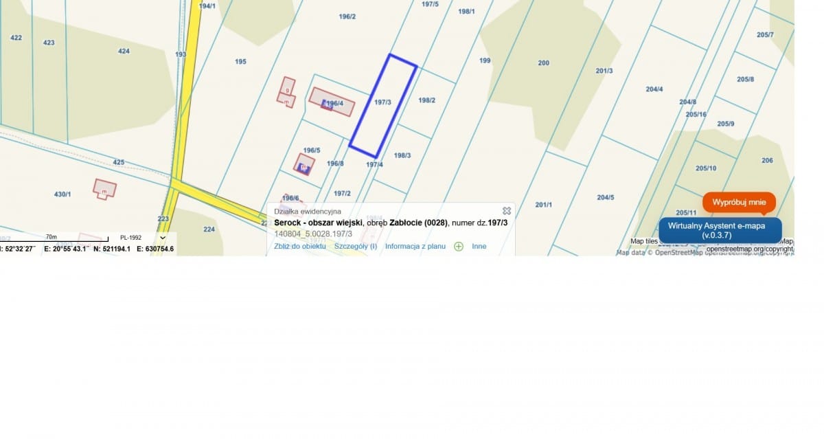 Działka  pokojowe na Sprzedaż