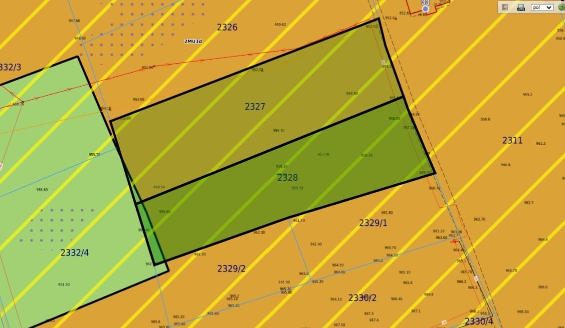 Działka  pokojowe na Sprzedaż