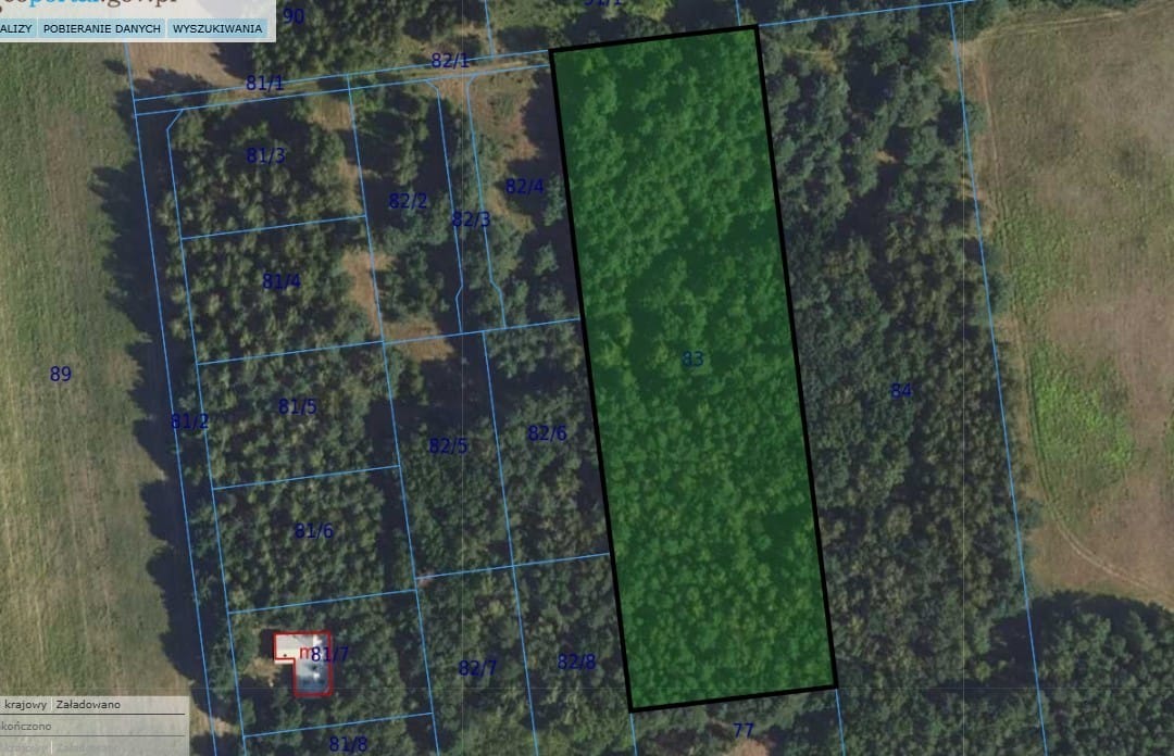 Działka  pokojowe na Sprzedaż