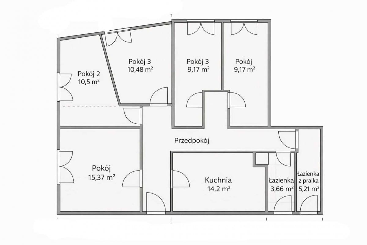 Mieszkanie 5 pokojowe na Sprzedaż