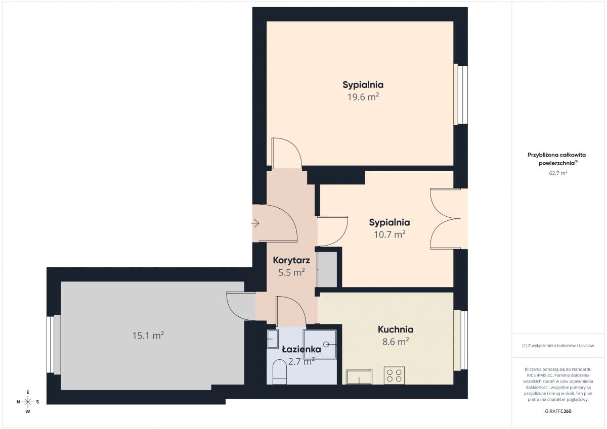 Mieszkanie 3 pokojowe na Sprzedaż