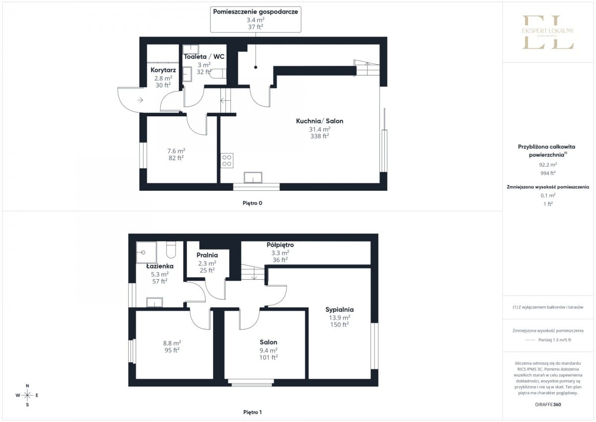 Dom 5 pokojowe na Sprzedaż