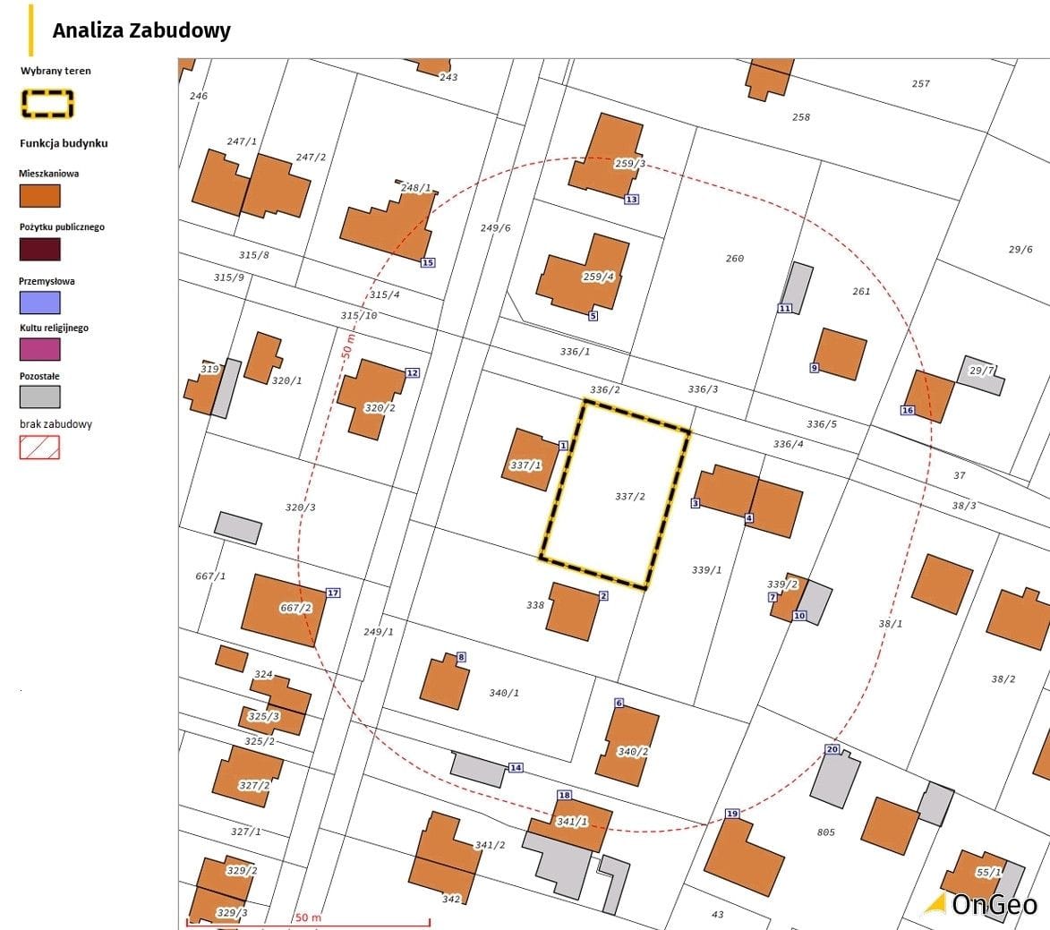 Działka  pokojowe na Sprzedaż