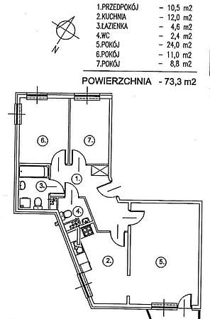 Mieszkanie 3 pokojowe na Sprzedaż