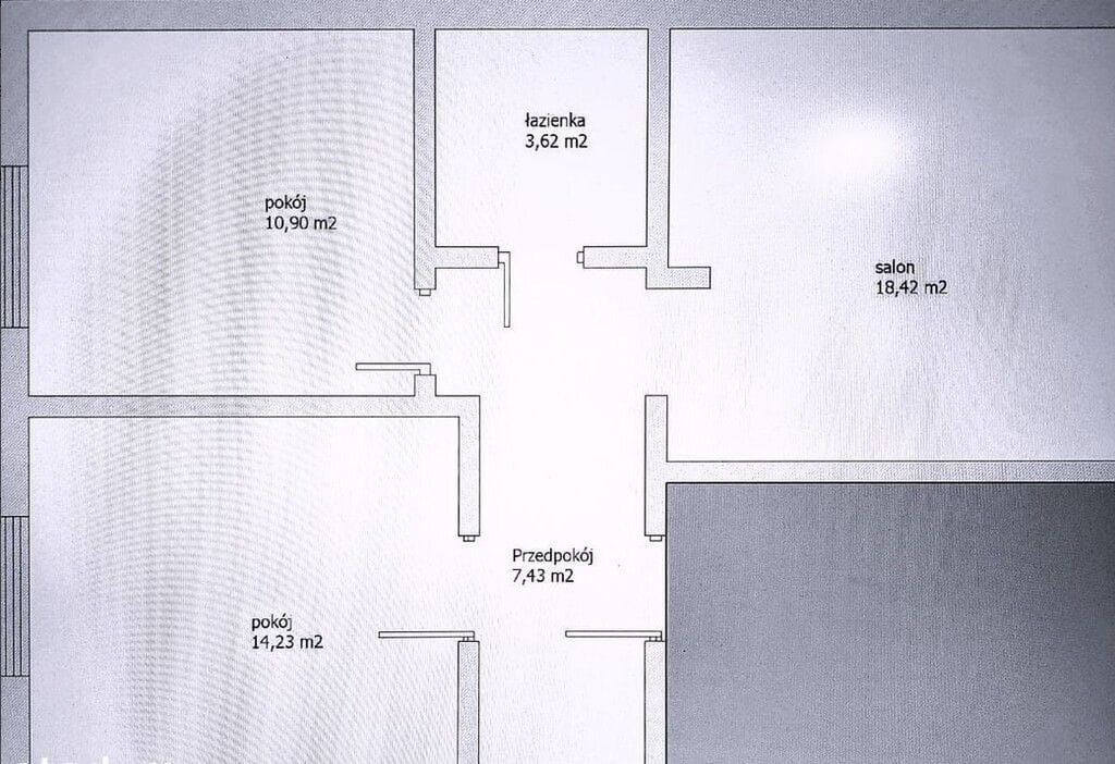 Mieszkanie 3 pokojowe na Sprzedaż