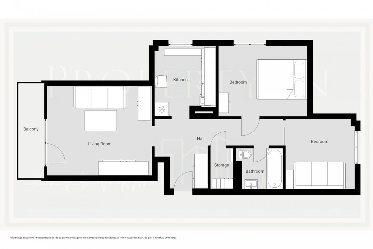 Mieszkanie 3 pokojowe na Sprzedaż
