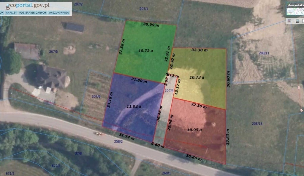 Działka  pokojowe na Sprzedaż