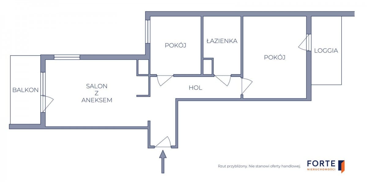 Mieszkanie 3 pokojowe na Wynajem