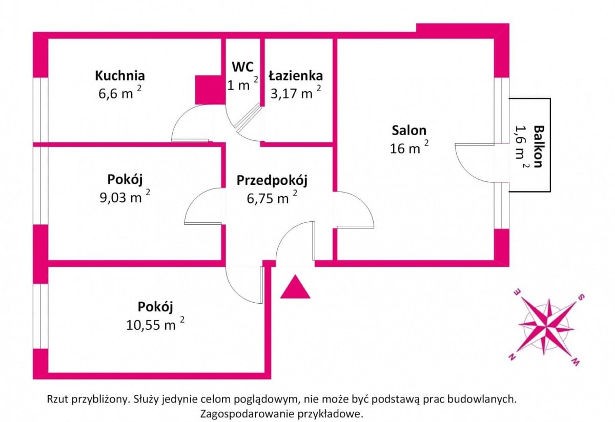 Mieszkanie 3 pokojowe na Sprzedaż