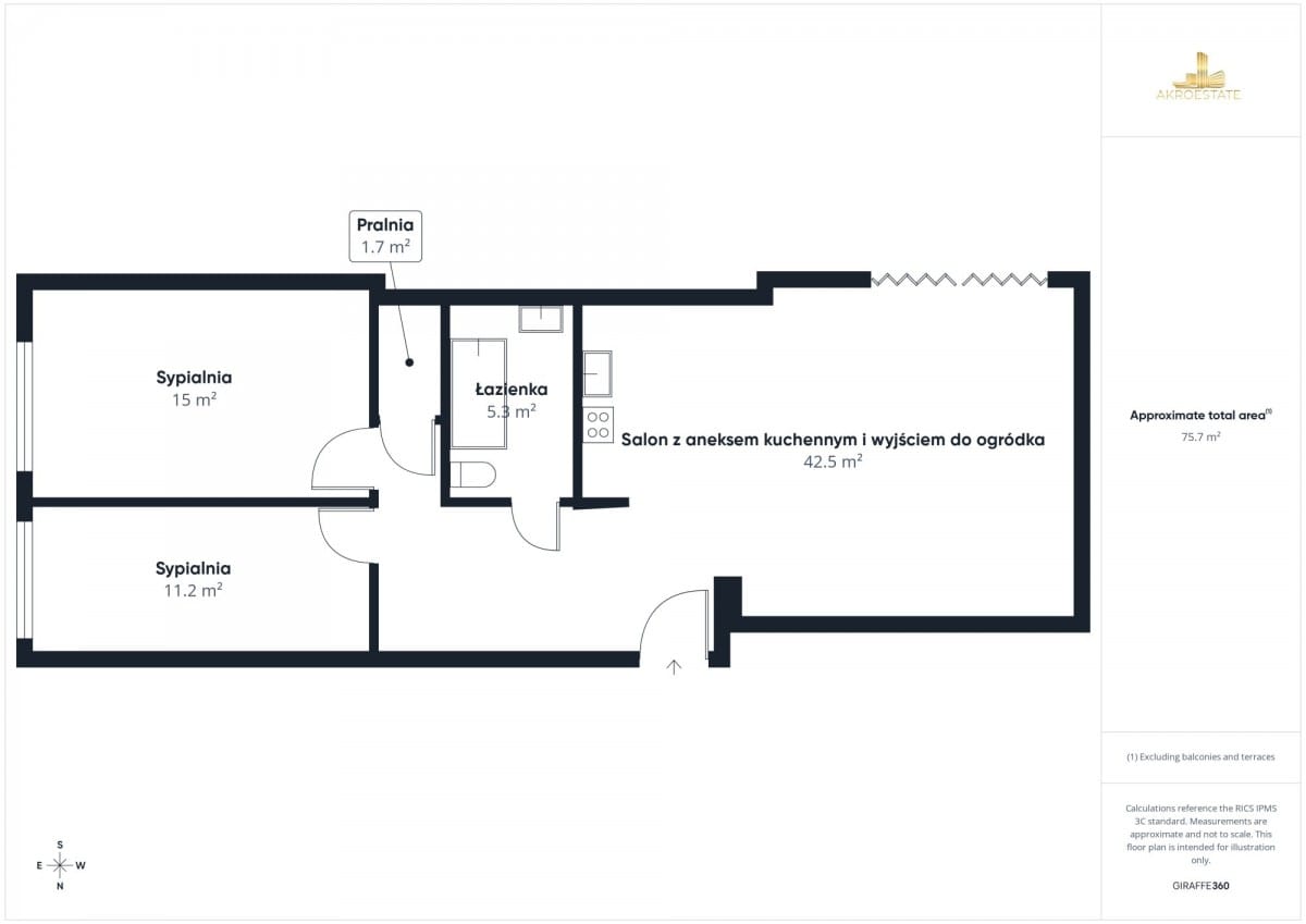 Mieszkanie 3 pokojowe na Sprzedaż