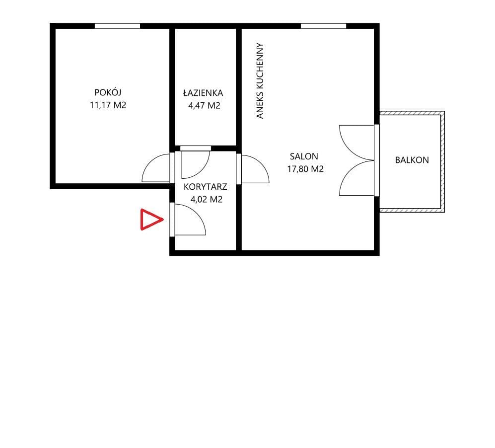 Mieszkanie 2 pokojowe na Sprzedaż