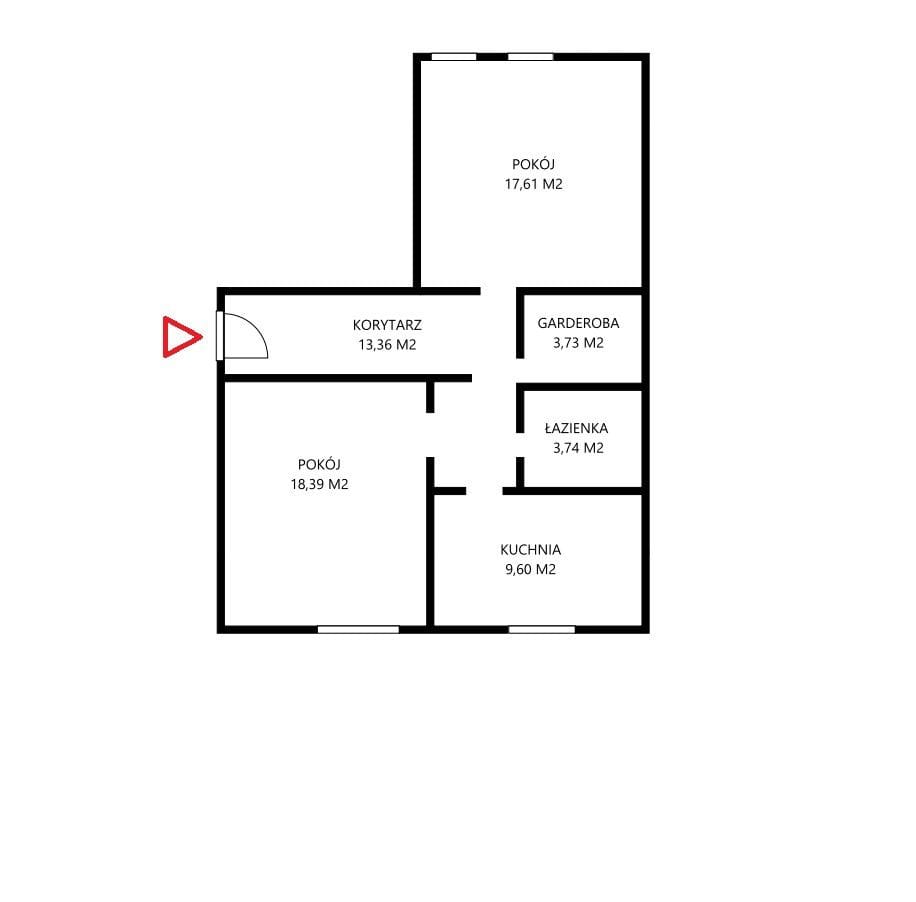 Mieszkanie 2 pokojowe na Sprzedaż