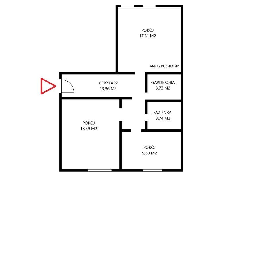 Mieszkanie 2 pokojowe na Sprzedaż