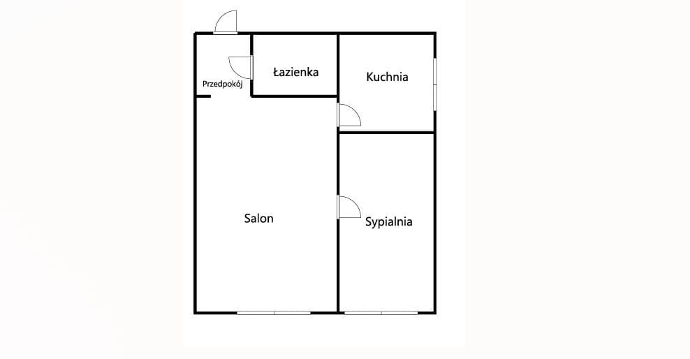 Mieszkanie 2 pokojowe na Sprzedaż