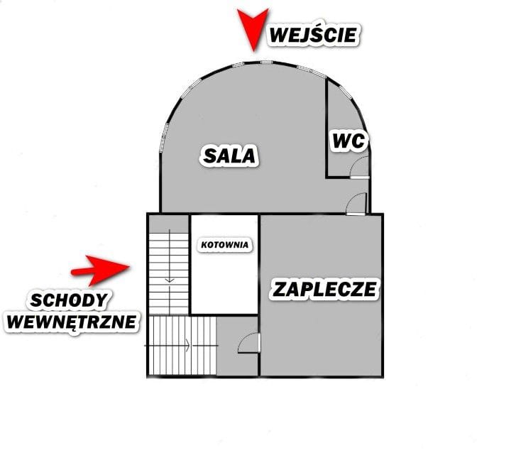 Lokal użytkowy  pokojowe na Wynajem