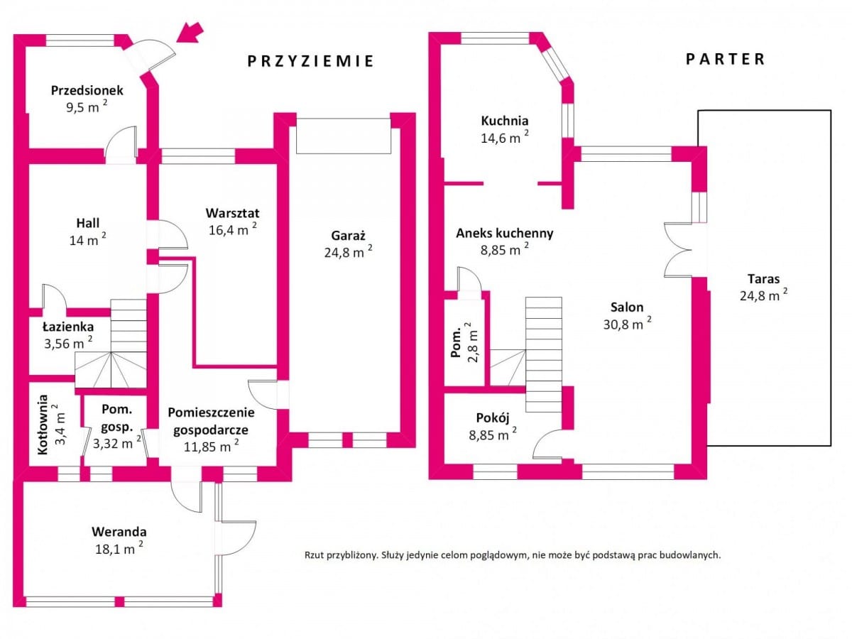 Dom 6 pokojowe na Sprzedaż
