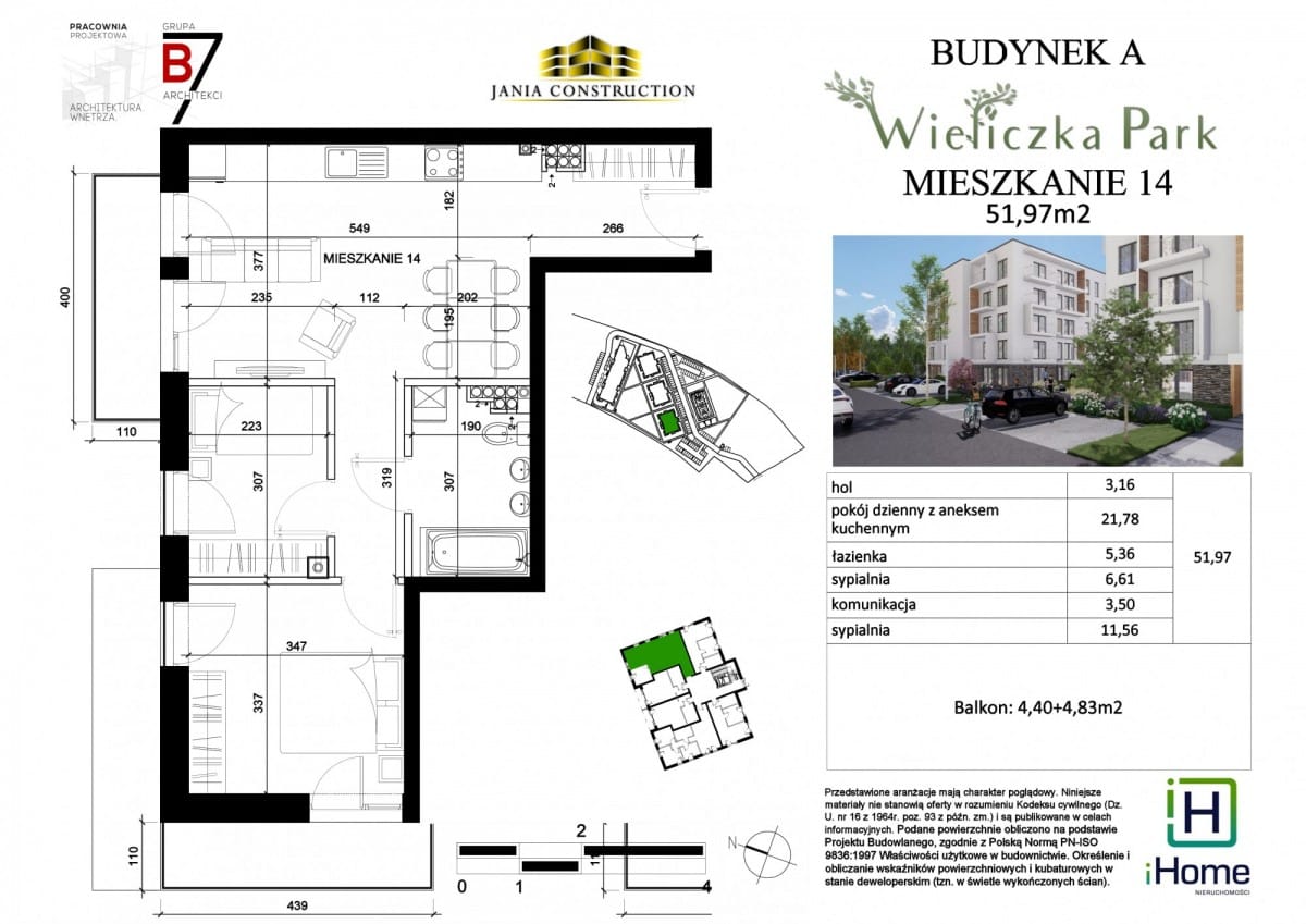 Mieszkanie 3 pokojowe na Sprzedaż