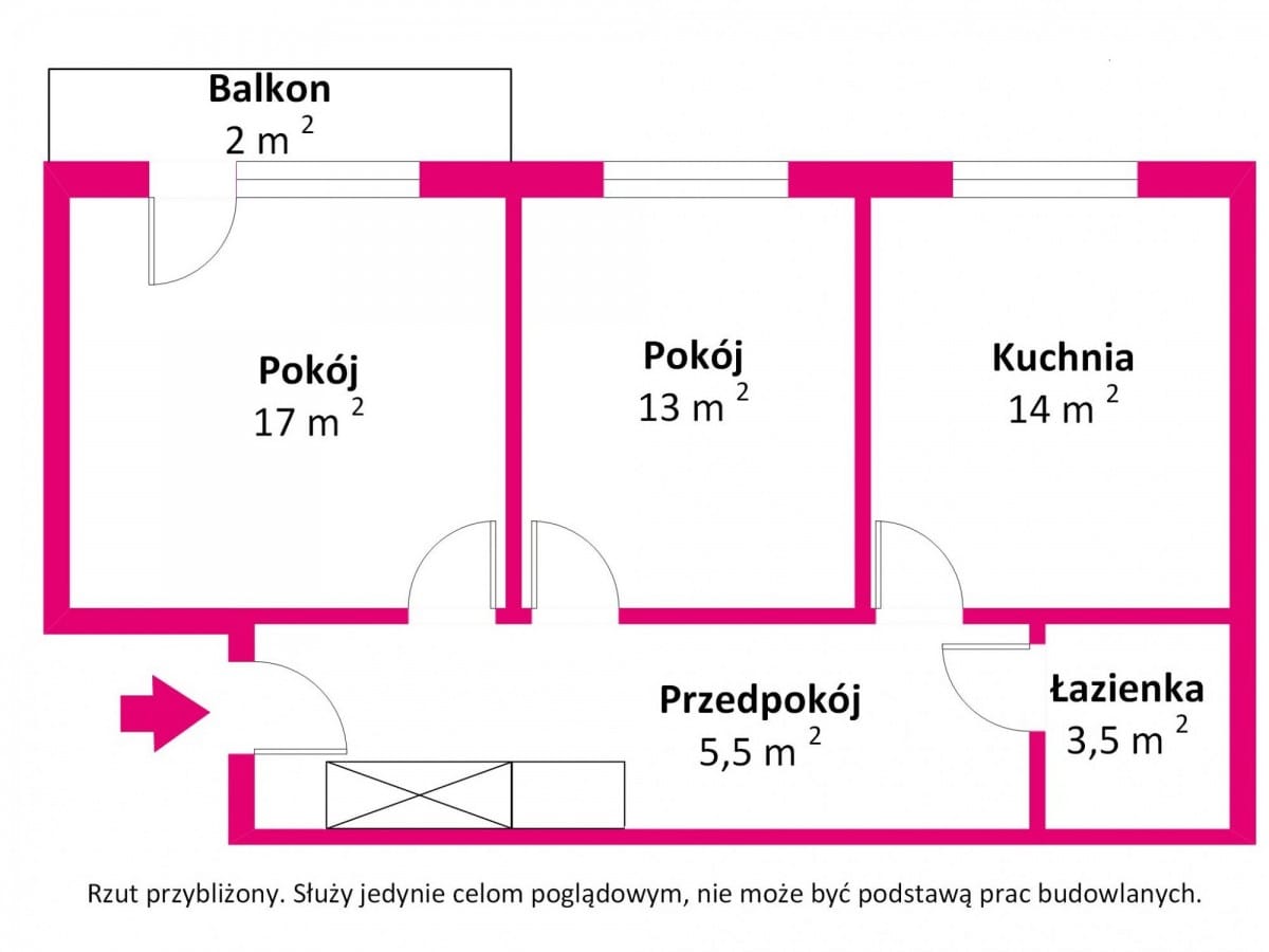 Mieszkanie 2 pokojowe na Sprzedaż