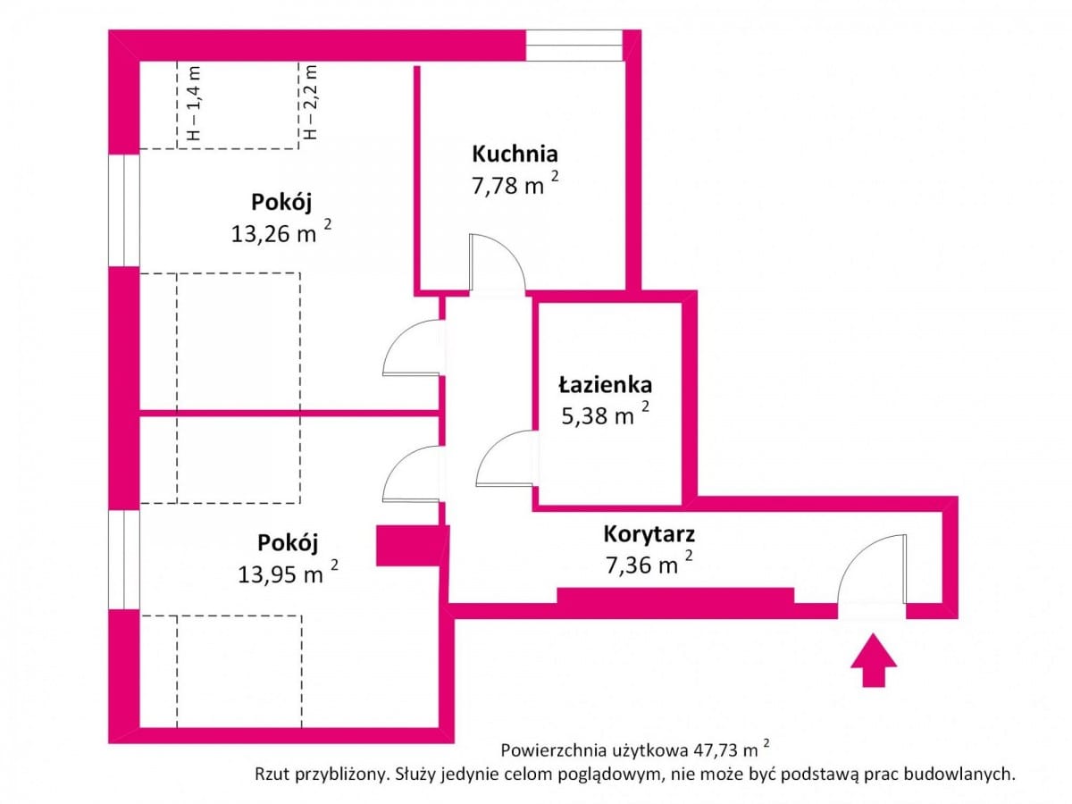 Mieszkanie 2 pokojowe na Sprzedaż