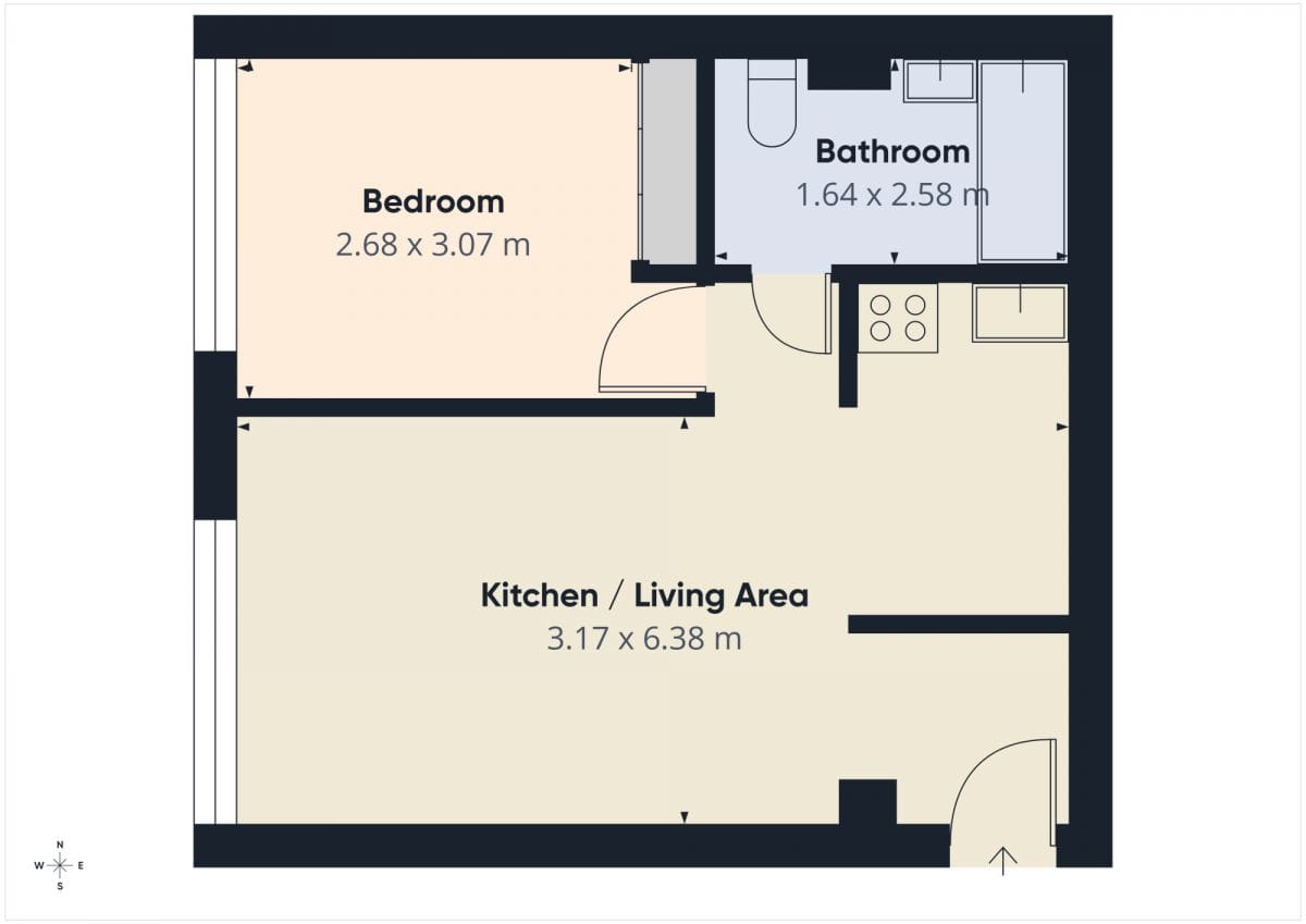 Mieszkanie 2 pokojowe na Sprzedaż